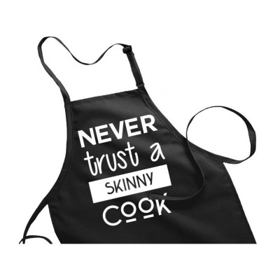 Fartuch Never Trust A Skinny Cook